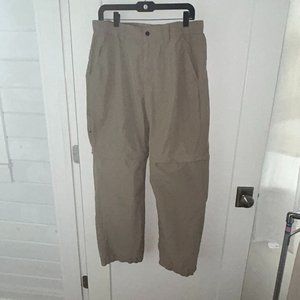 Koppen convertible nylon /cotton hiking pants men's L EUC LN